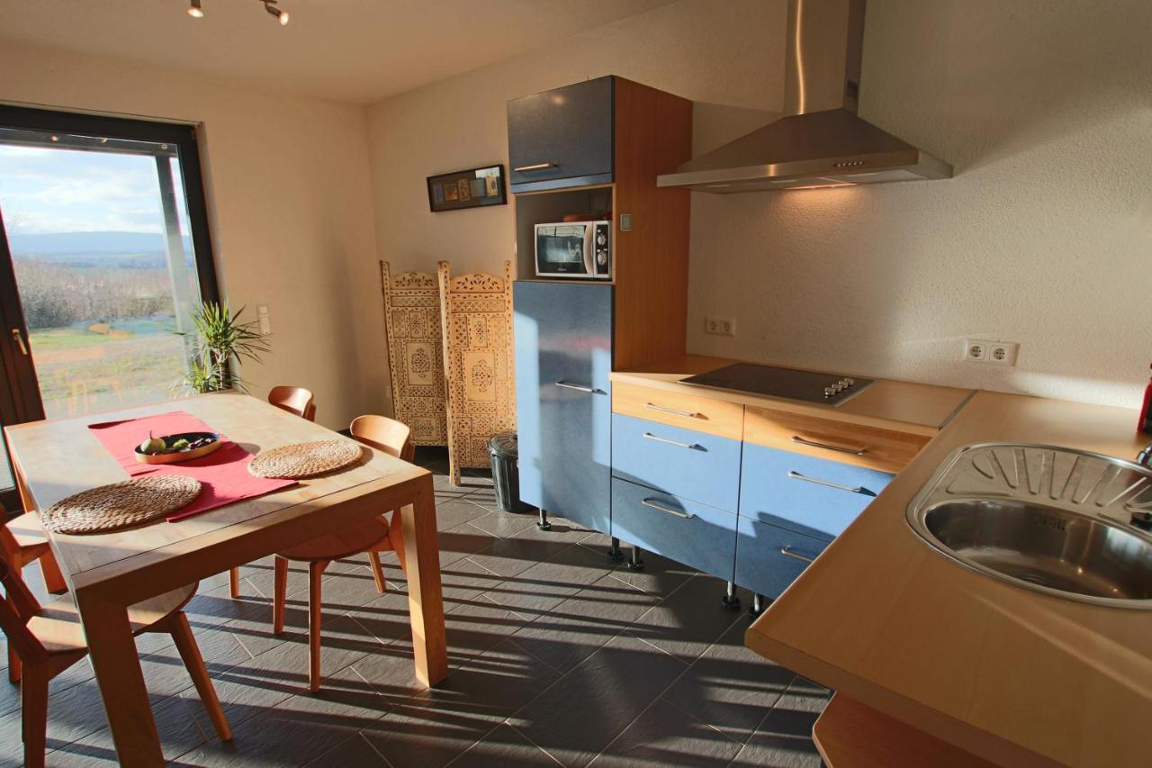 Hunsrueck Valley View Apartment With Cedar Sauna Bruschied Exteriér fotografie