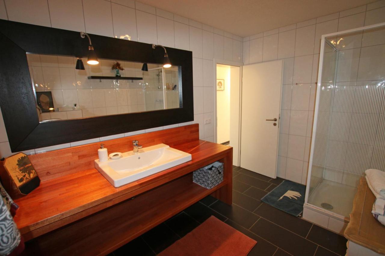 Hunsrueck Valley View Apartment With Cedar Sauna Bruschied Exteriér fotografie